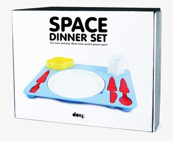 Space Dinner Set från Propaganda med rymdtema för barn