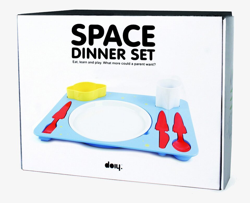 Space Dinner Set från Propaganda med rymdtema för barn