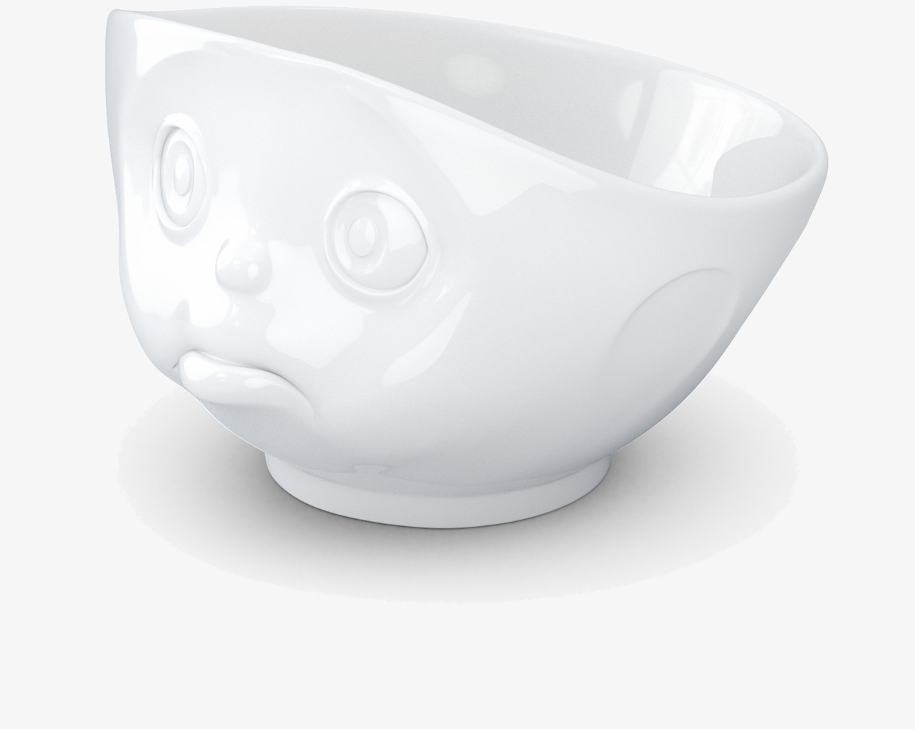 Bild av en unik porslinsskål med uttrycksfull design