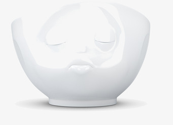 Bild av unik porslinsskål med humoristisk design