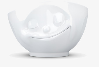 Bild av en uttrycksfull och lekfull porslinsskål