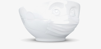 Bild av unik porslinsskål med uttrycksfull design