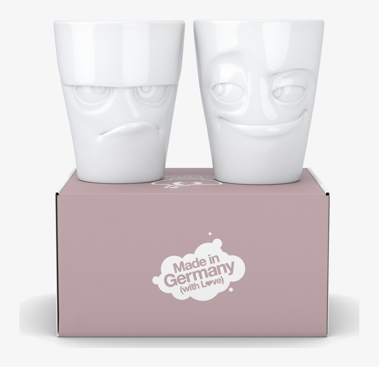 Muggar 2-pack - Butter & Busig Tassen Muggar/koppar i porslin, keramik, papper eller biologiskt material organiskt