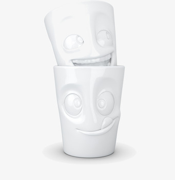 Bild av lekfulla och karaktärsfulla muggar i keramik