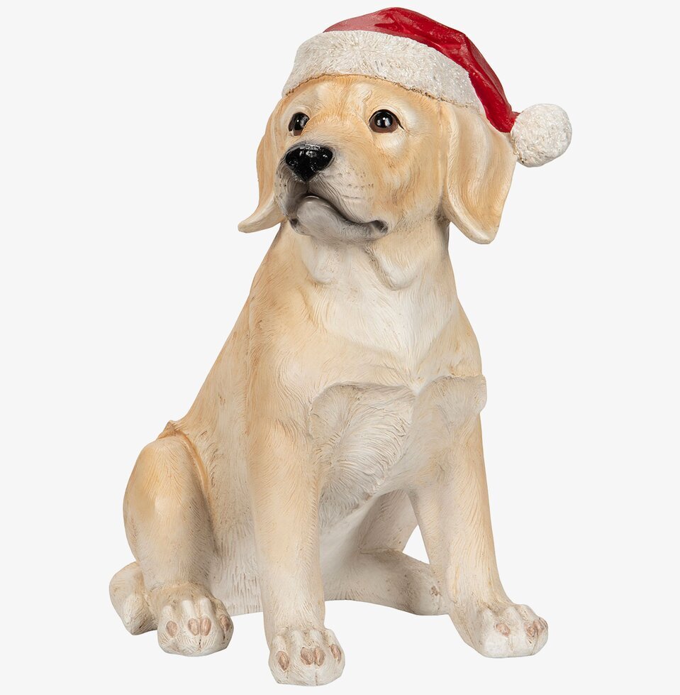 Labrador Med Tomteluva Poly A Lot Decoration Övrig prydnad/dekoration för inredning innemiljö