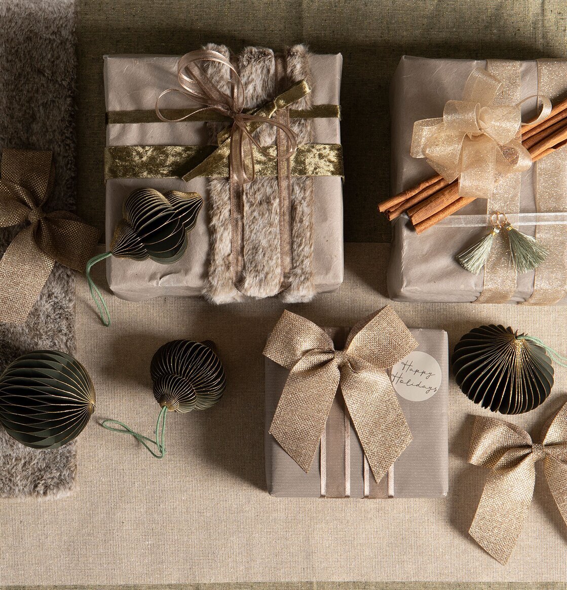 Rosett Metalino Guld A Lot Decoration Övrig prydnad/dekoration för inredning innemiljö