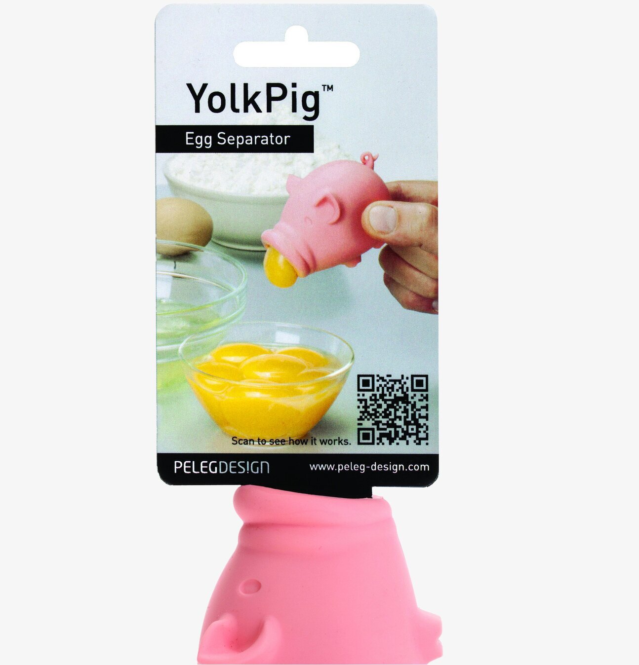 Yolkpig från Propaganda används för att separera äggulor