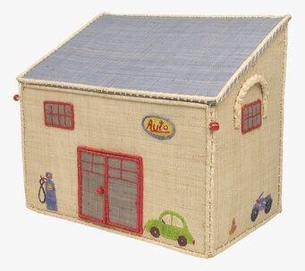 Förvaringshus Garage från Rice i lekfull och praktisk design