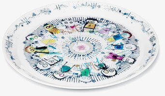 Fat Beach/Party Ø34cm från Poul Pava med livfull design