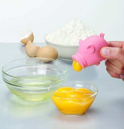 Yolkpig från Propaganda separerar äggula från äggvita