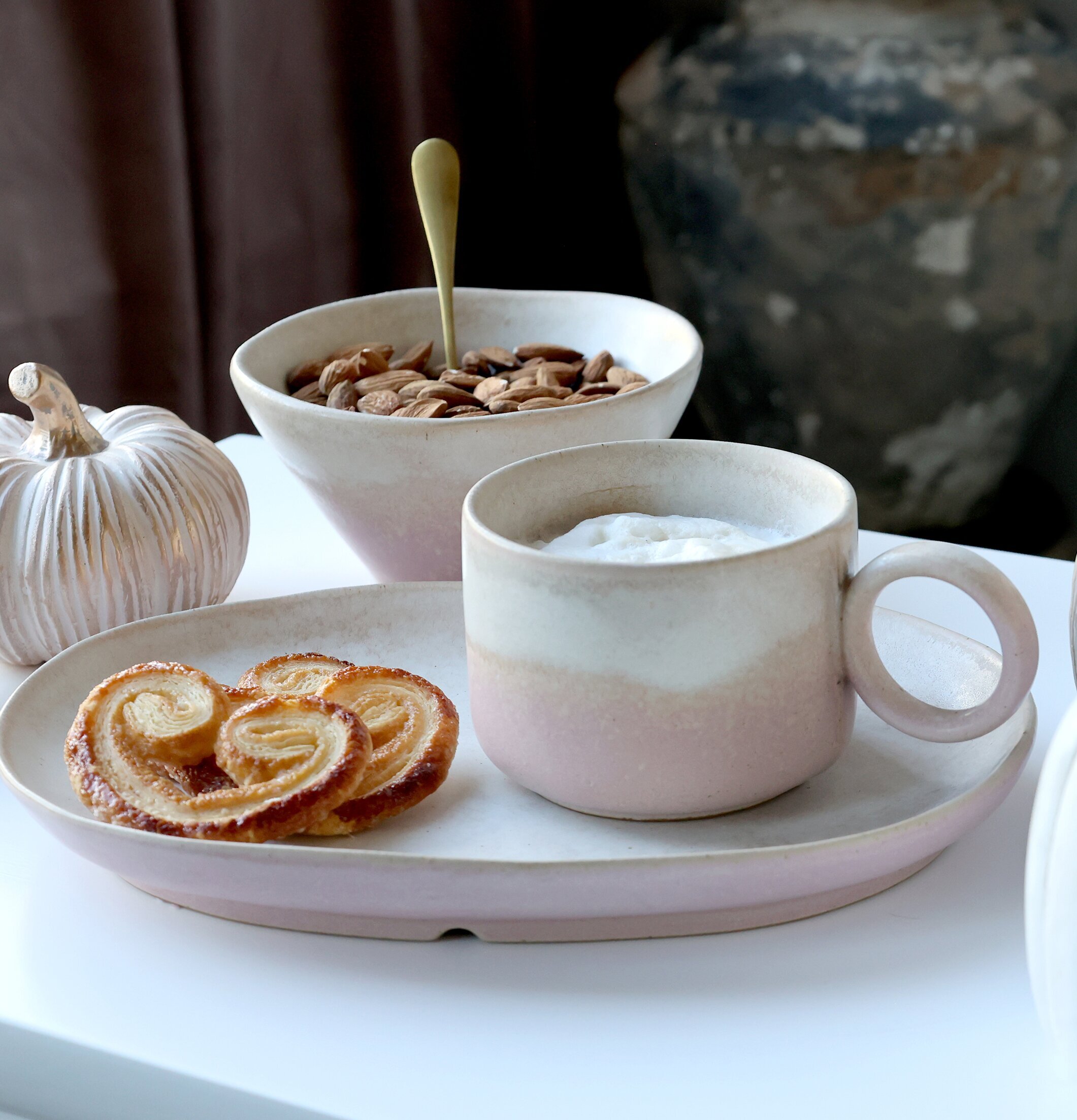 Kopp Valence Dammrosa Chic Antique Muggar/koppar i porslin, keramik, papper eller biologiskt material organiskt ekologiskt Termomuggar