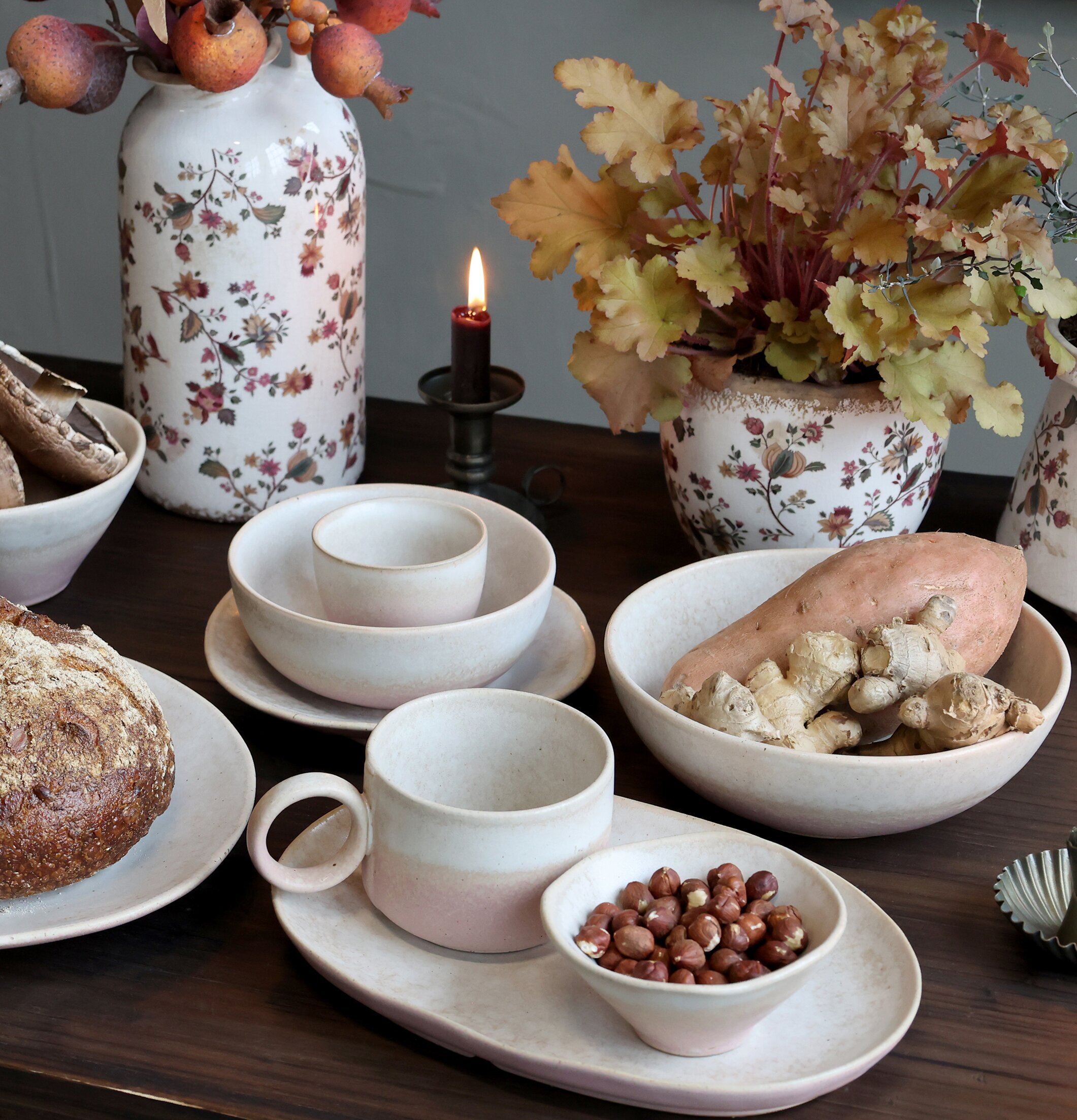 Kopp Valence Dammrosa Chic Antique Muggar/koppar i porslin, keramik, papper eller biologiskt material organiskt ekologiskt Termomuggar