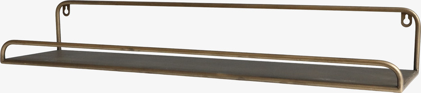 Vägghylla Antik Mässing 70cm Chic Antique Vägghyllor