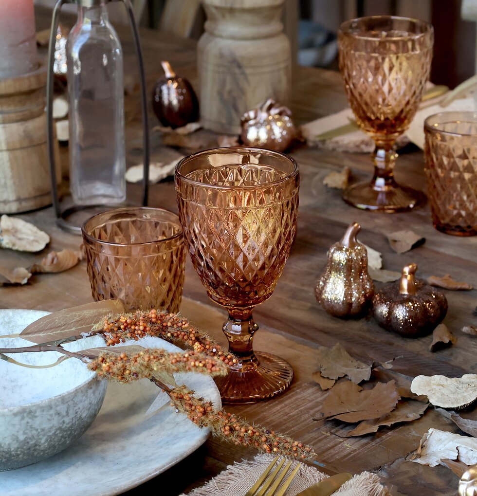 Saint-Émilion Vinglas Honung Chic Antique Dryckesglas Dricksglas Glas för dryck Plastglas