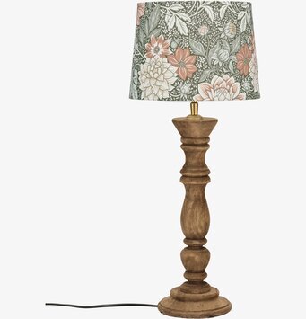 Foto av elegant bordslampa med naturinspirerad design