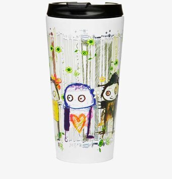 ToGo Termomugg Wall från Poul Pava med färgglad design