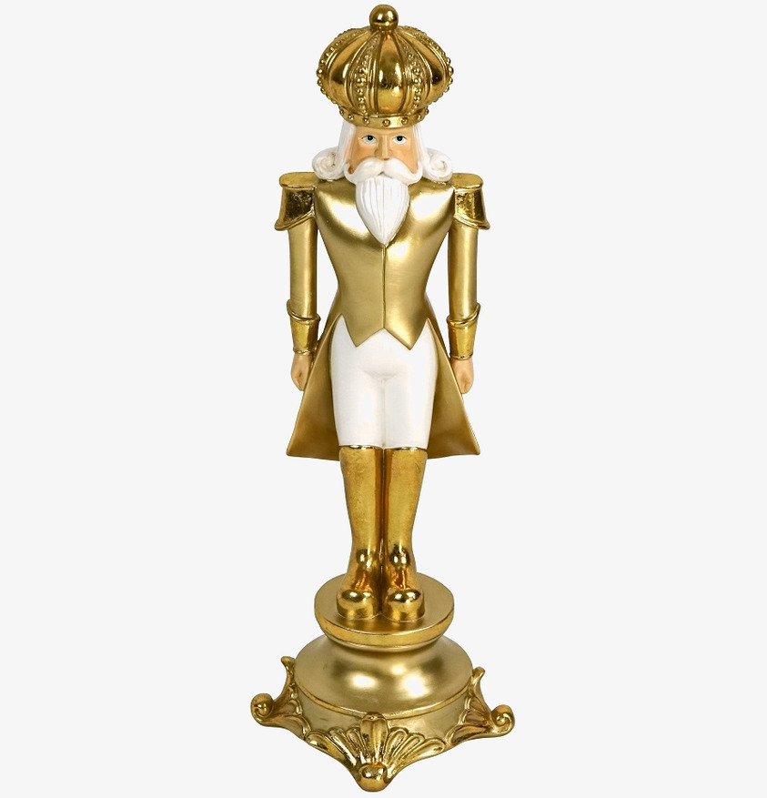 Nötknäppare Vit/Guld Werner Voss