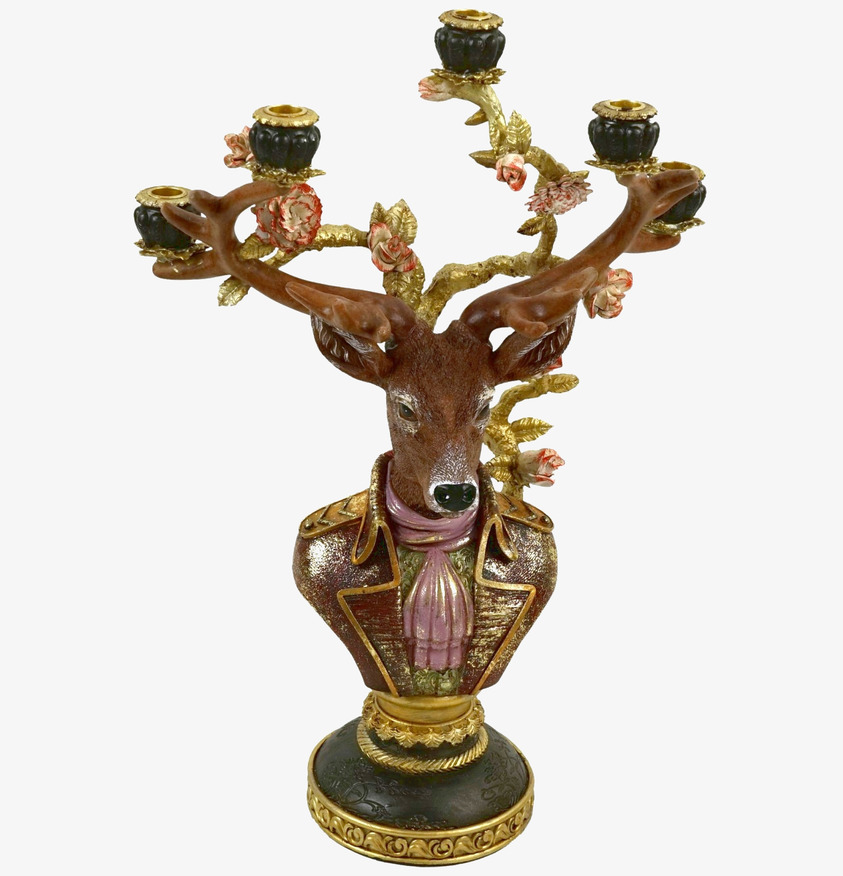 Ljusstake Hjortens Krona – 5 Ljus Werner Voss Ljusstakar Adventsstakar Ljushållare Ljushyllor