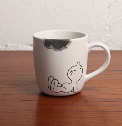 Mugg Mr.P Bite från Propaganda med bett och Mr.P-figur