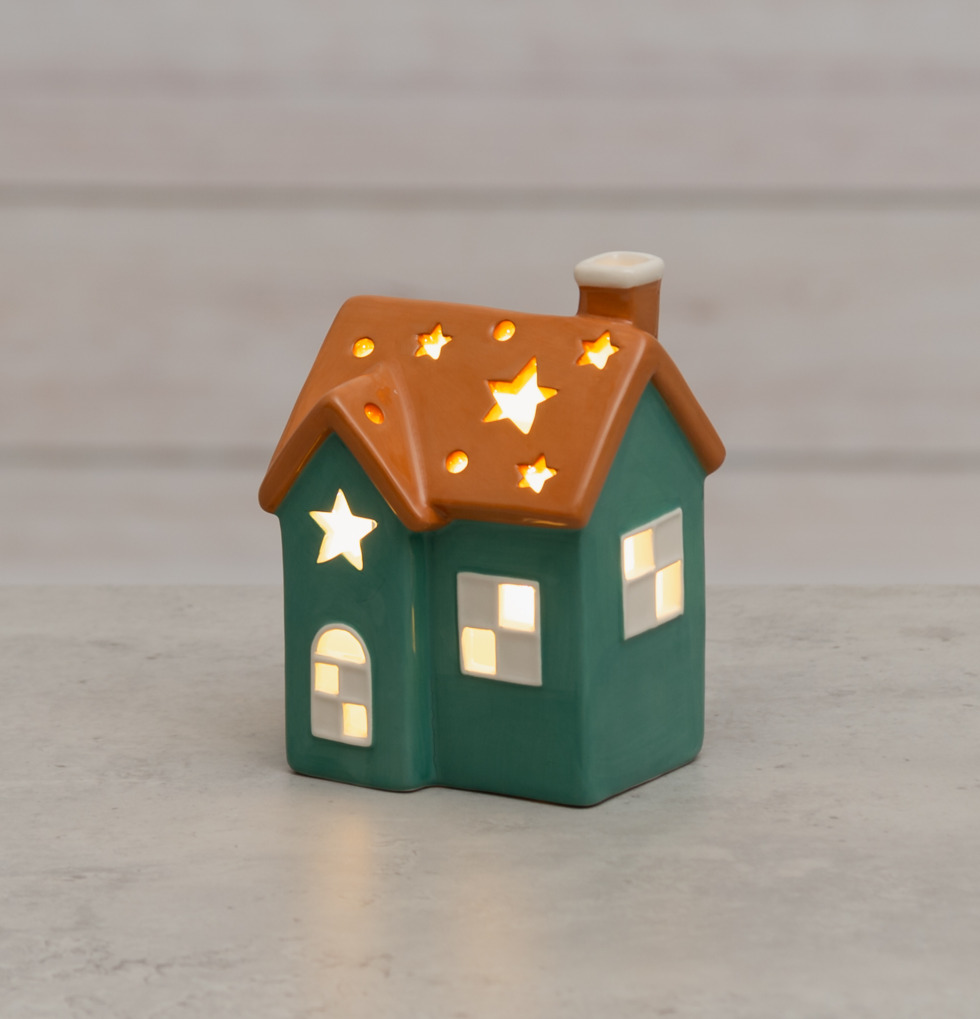 Huslykta LED Viinikka Grön 13cm 4Living Lampor Taklampor Golvlampor Bordslampor LED-lampor Ledlampor Fönsterlampor Ljusslingor för dekoration