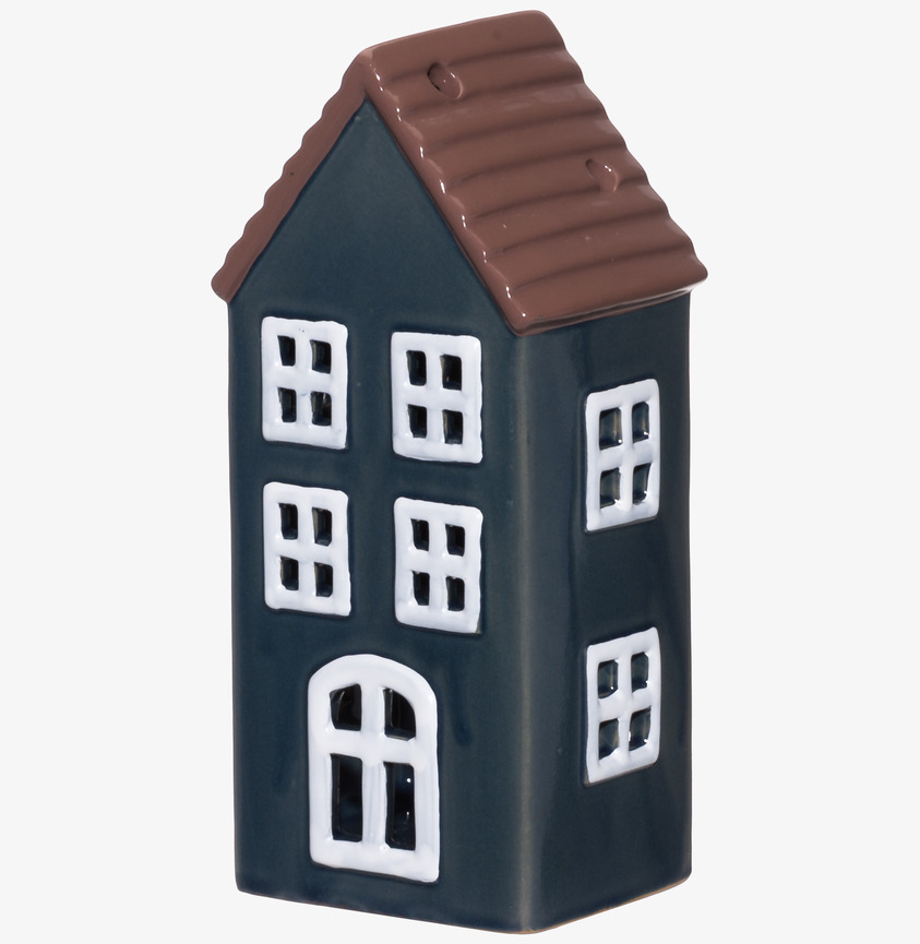 Huslykta Köpenhamn Blå 17cm 4Living Lyktor Endless Light Ljuslyktor