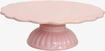 Tårtfat Mynte English Rose från IB Laursen med vågig kant