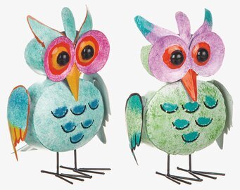 Bild av färgglada ugglor i unik och konstnärlig design