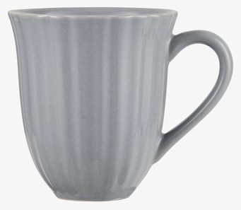 Bild av elegant grå mugg med tidlös design och stil