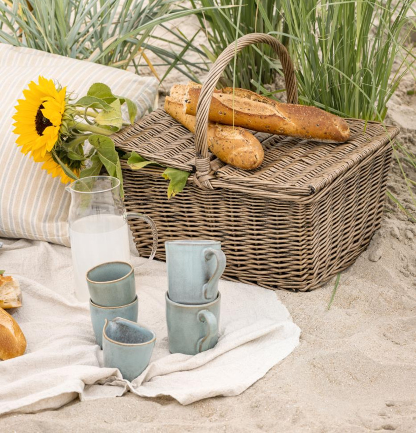Mugg Stengods Light Blue Dunes IB Laursen Muggar/koppar i porslin, keramik, papper eller biologiskt material organiskt