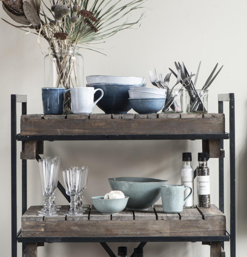 Mugg Stengods Light Blue Dunes IB Laursen Muggar/koppar i porslin, keramik, papper eller biologiskt material organiskt