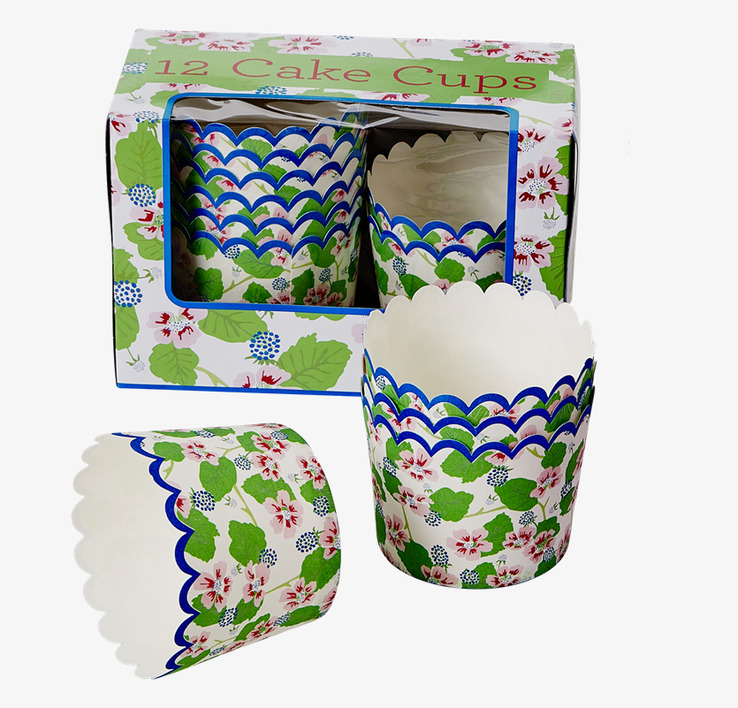 Muffins- och Cupcakeformar från Rice med färgglatt mönster