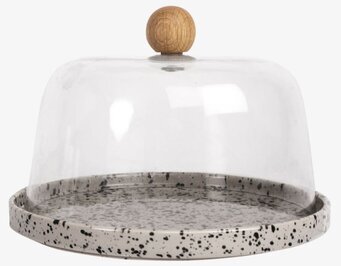 Bild av stilfull ostkupa med modern design och funktion