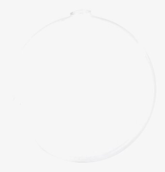 Bild av stilfull väggvas i glas för elegant inredning