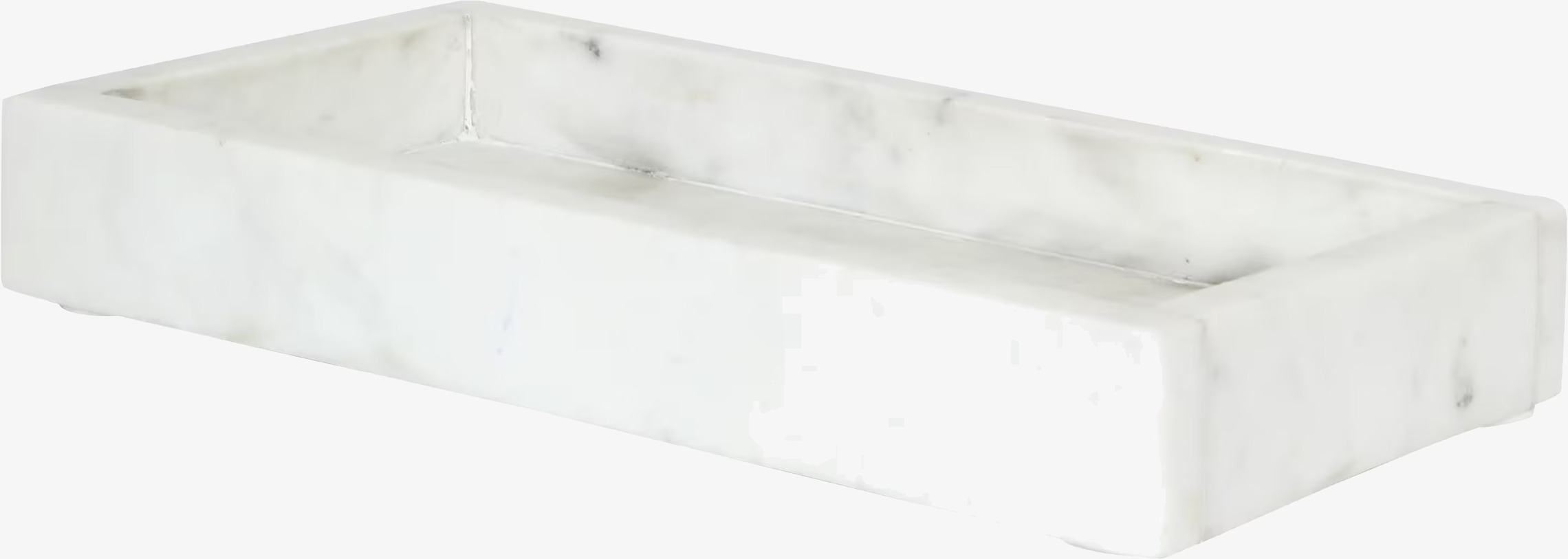 Fat Marmor Rekt. Vit från Strömshaga, elegant vit marmor