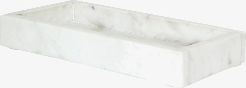 Fat Marmor Rekt. Vit från Strömshaga, elegant vit marmor