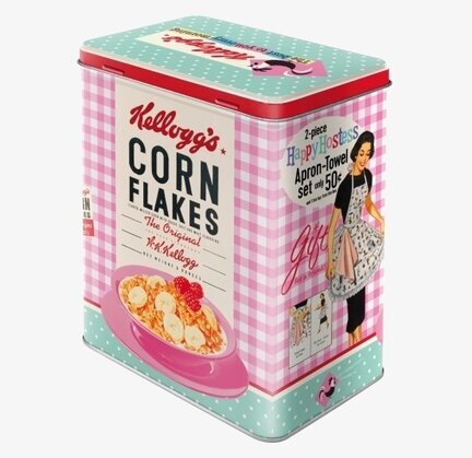 Plåtburk Kellogs Happy Hostess Bromma Kortförlag Plåtburkar Metallburkar