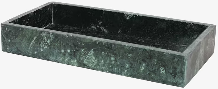 Fat Marmor Rekt. Grön från Strömshaga i grön marmor