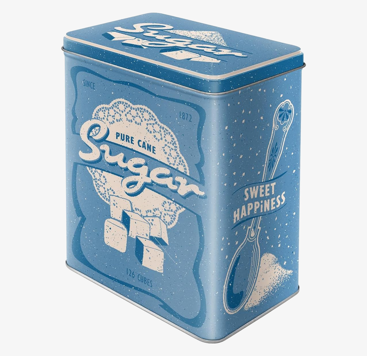 Plåtburk Socker Bromma Kortförlag Plåtburkar Metallburkar