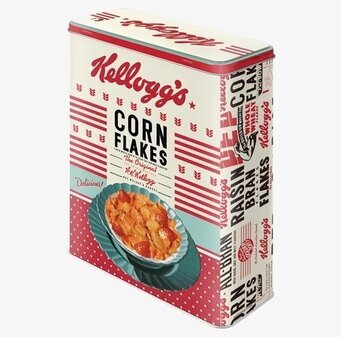 Bild av retro plåtburk med vintage design och charm