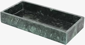 Fat Marmor Rekt. Grön från Strömshaga, elegant och stilren