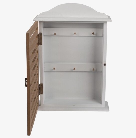 Nyckelskåp Vit/Natur Out of the blue Nyckelförvaring Nyckelhängare