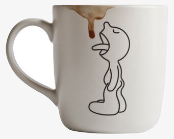 Mugg Mr.P Lick från Propaganda med humoristisk design