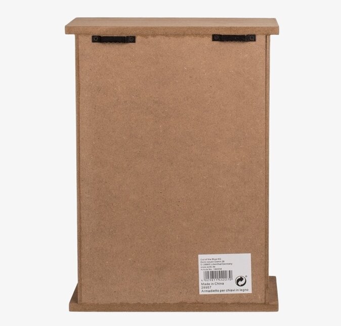 Nyckelskåp Svart/Natur Out of the blue Nyckelförvaring Nyckelhängare