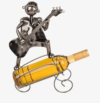 Bild av charmig musikerflaskhållare i metall