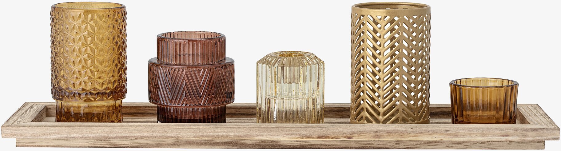 Ljusfat Inkl Ljushållare Bloomingville Ljusstakar Adventsstakar Ljushyllor