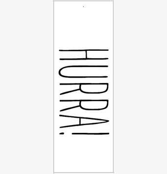 Qlkort - Hurra från QLKort, minimalistiskt gratulationskort