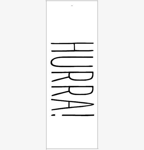 Qlkort - Hurra från QLKort, minimalistiskt gratulationskort