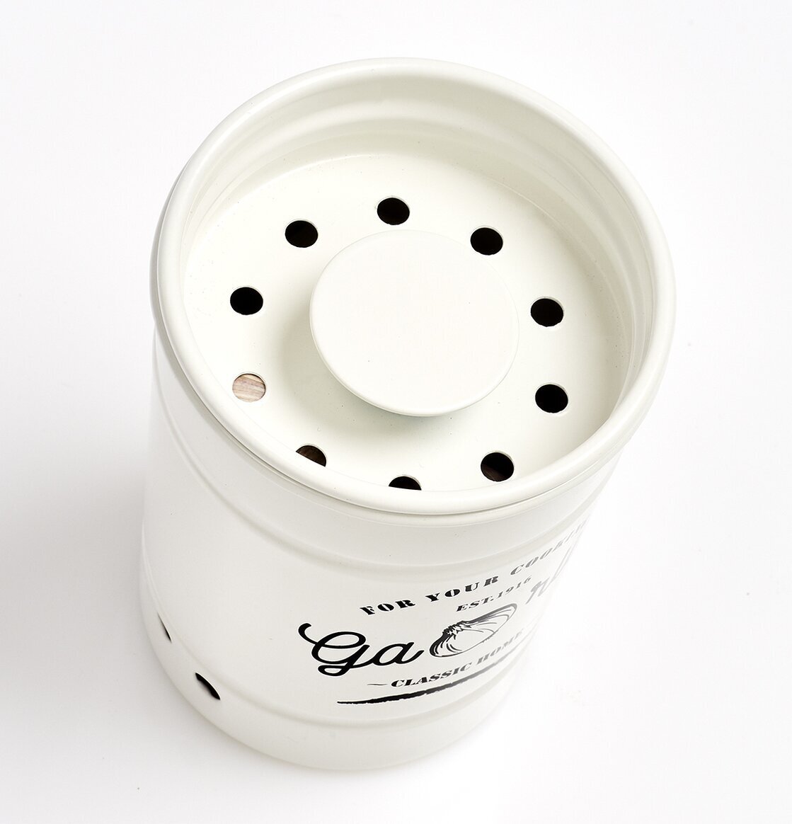 Plåtburk Vitlök Vit Zeller Plåtburkar Metallburkar