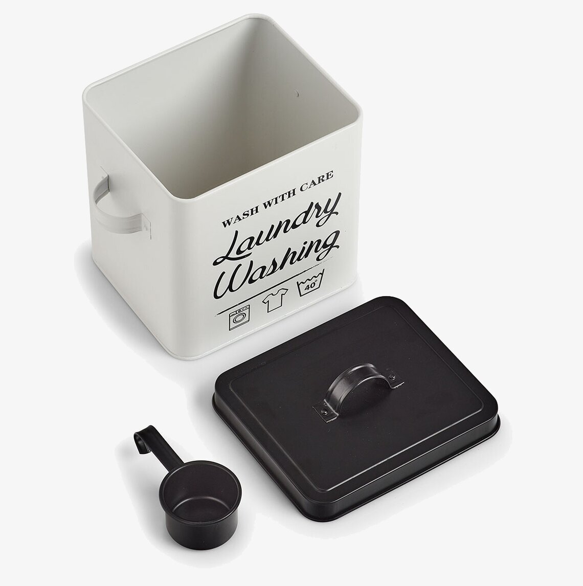 Plåtburk Tvättmedel Zeller Plåtburkar Metallburkar