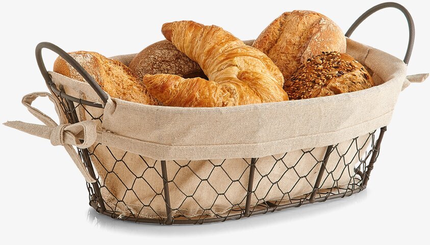 Brödkorg Linne Zeller Brödboxar/brödkorgar